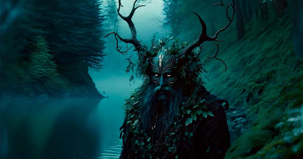 Representation of Celtic god Cernunnos. Source: (Oleksandr/Adobe Stock)	