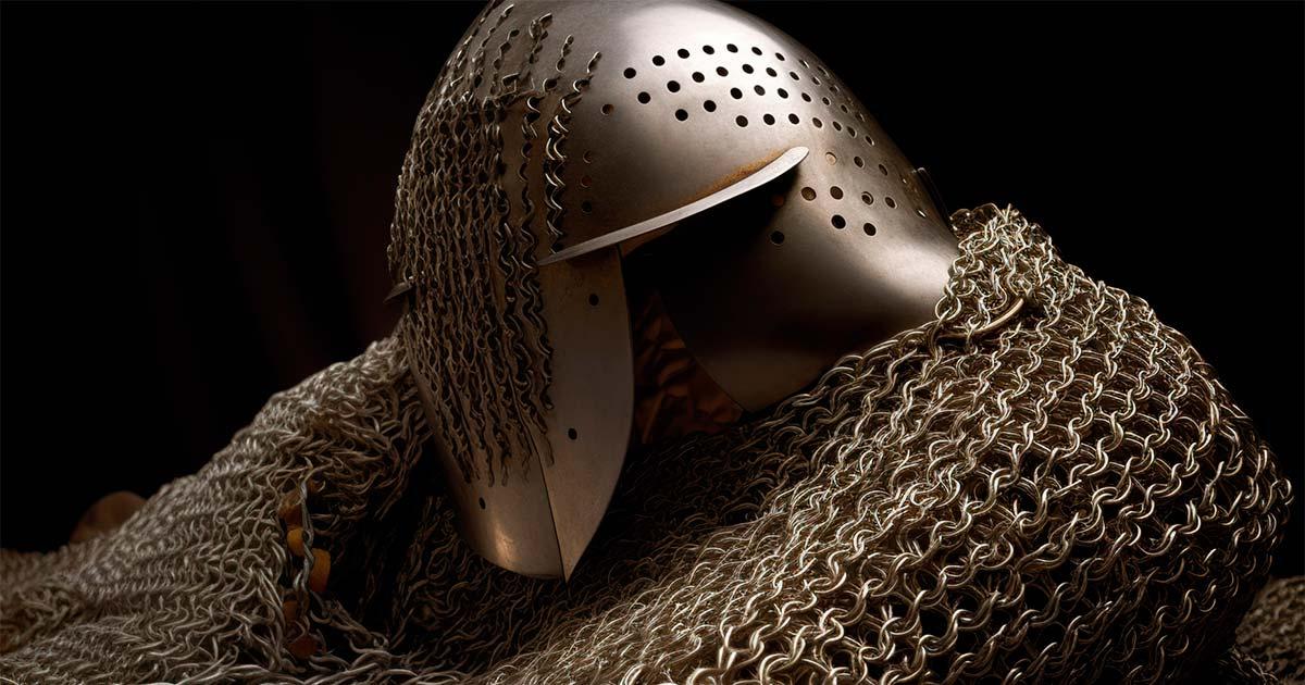 Medieval chainmail armor. Source: koldunova / Adobe Stock.
