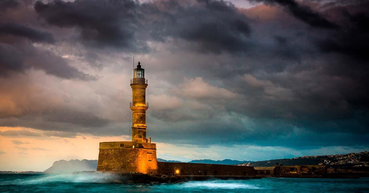 Chania Lighthouse, Crete. Source: Matthew / Adobe Stock.