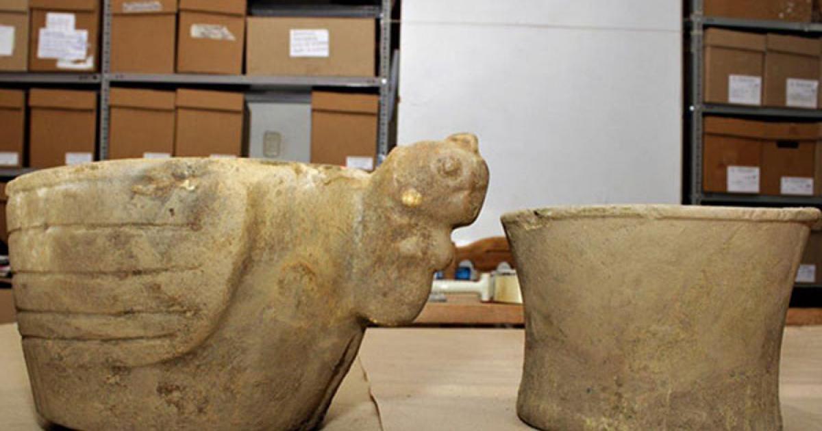 The Condor pot discovered at Chavín de Huántar 	Source: Antamina