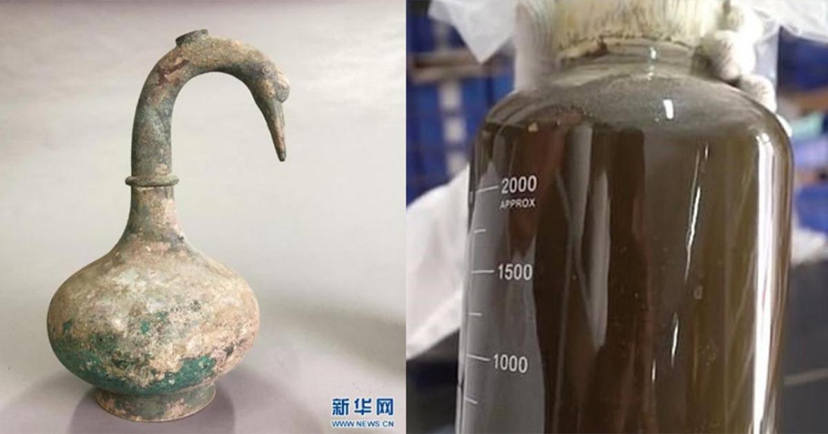 Ancient Swan Pot Yields Mystery Liquid in Chinese Tomb