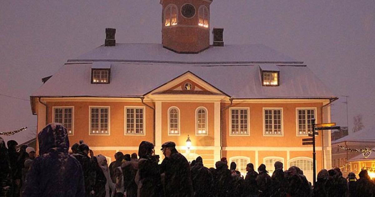Declaration of Christmas Peace in 2014 in Porvoo, Finland.	Source: CC BY-SA 3.0