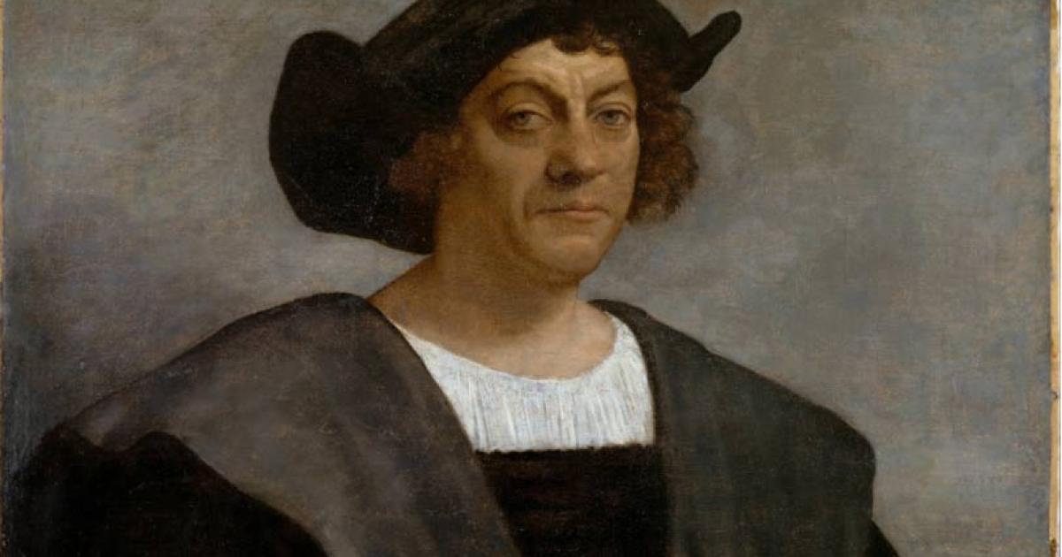 Posthumous portrait of Christopher Columbus by Sebastiano del Piombo, 1519. 