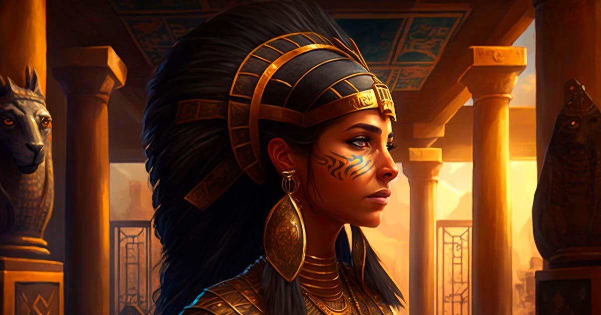 Queen Cleopatra Selene II, between Rome and Egypt. Source: AIproduction/Adobe Stock
