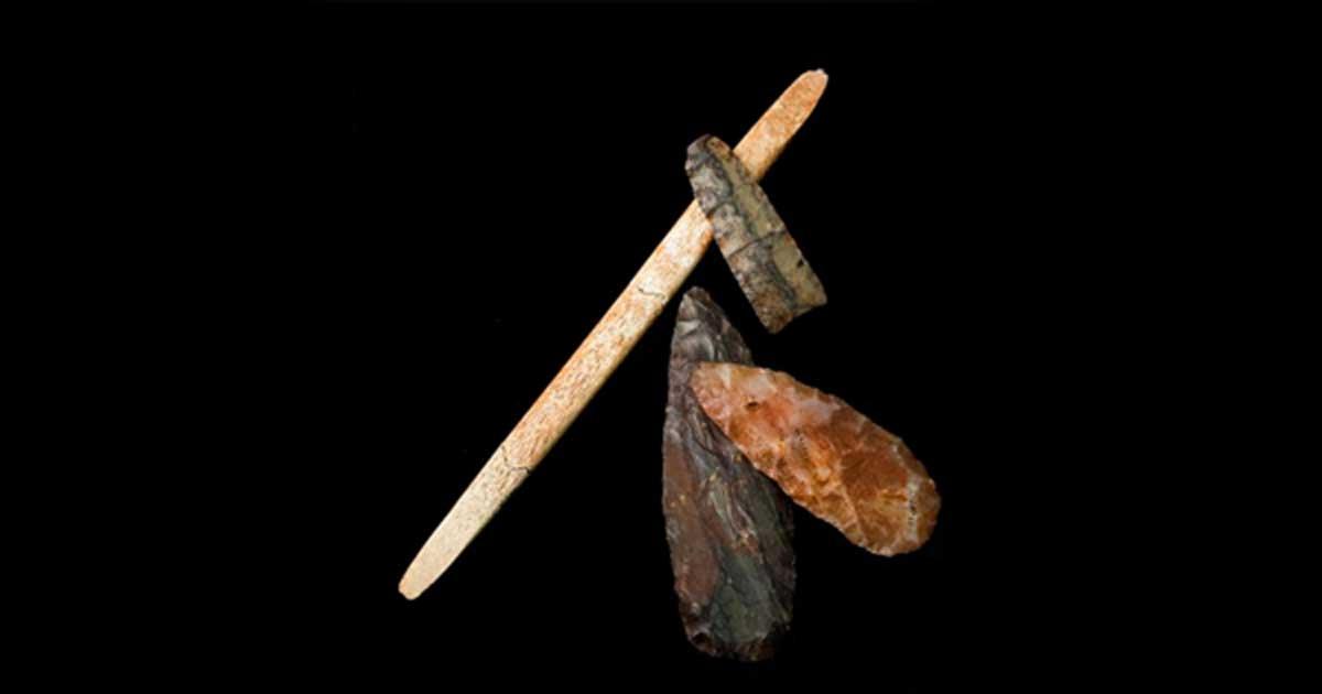 Artifacts from the Anzick site. 