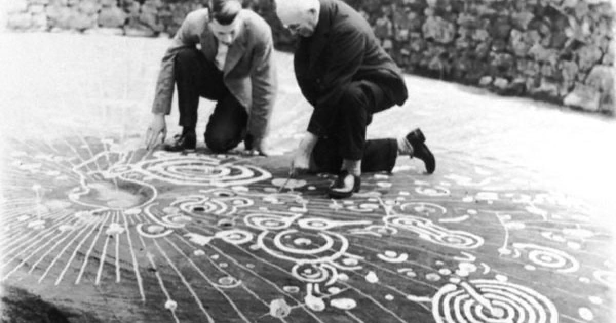 Cochno Stone carving