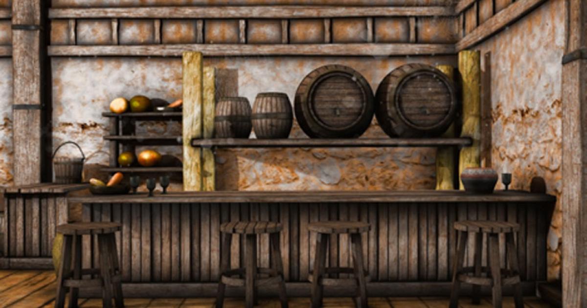 Illustration of an old tavern. Credit: Chorazin / Adobe Stock