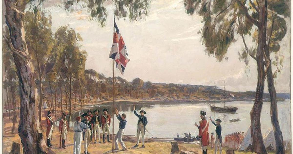 The Founding of Australia (public domain)