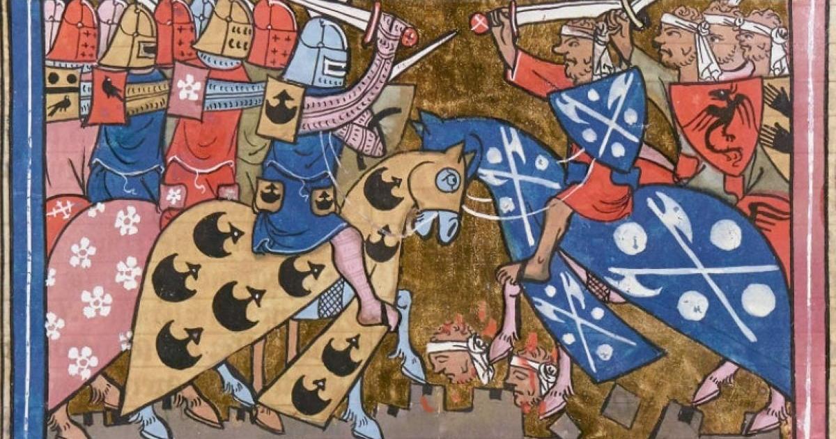 Illustration of the second crusade. 