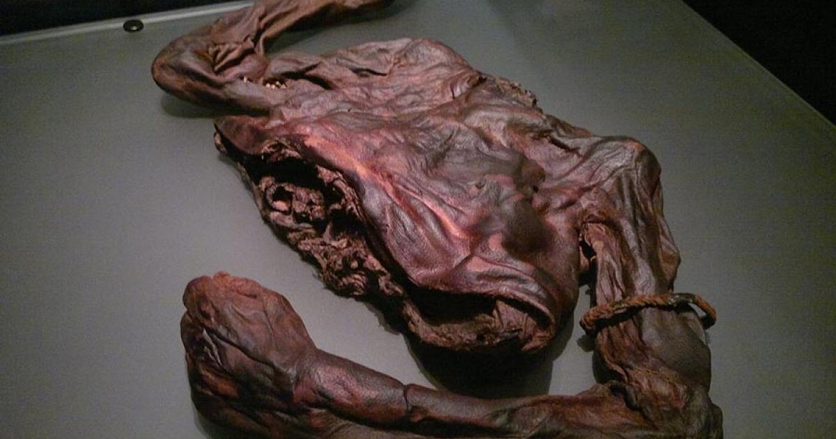 Iron Age bog body known today as Old Croghan Man and housed in the National Museum of Ireland. Source: Mark Healey / CC BY-SA 2.0