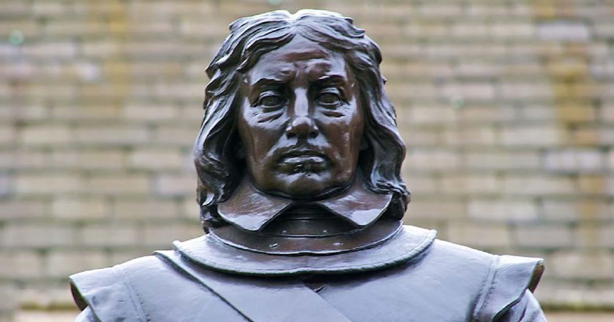 Oliver Cromwell statue, Palace of Westminster, London