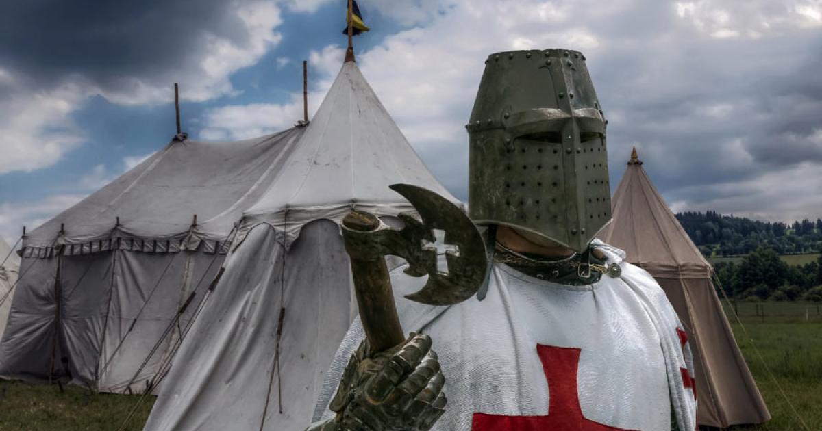 A crusader at his campsite  Source: dieterjaeschkephotos / Adobe Stock