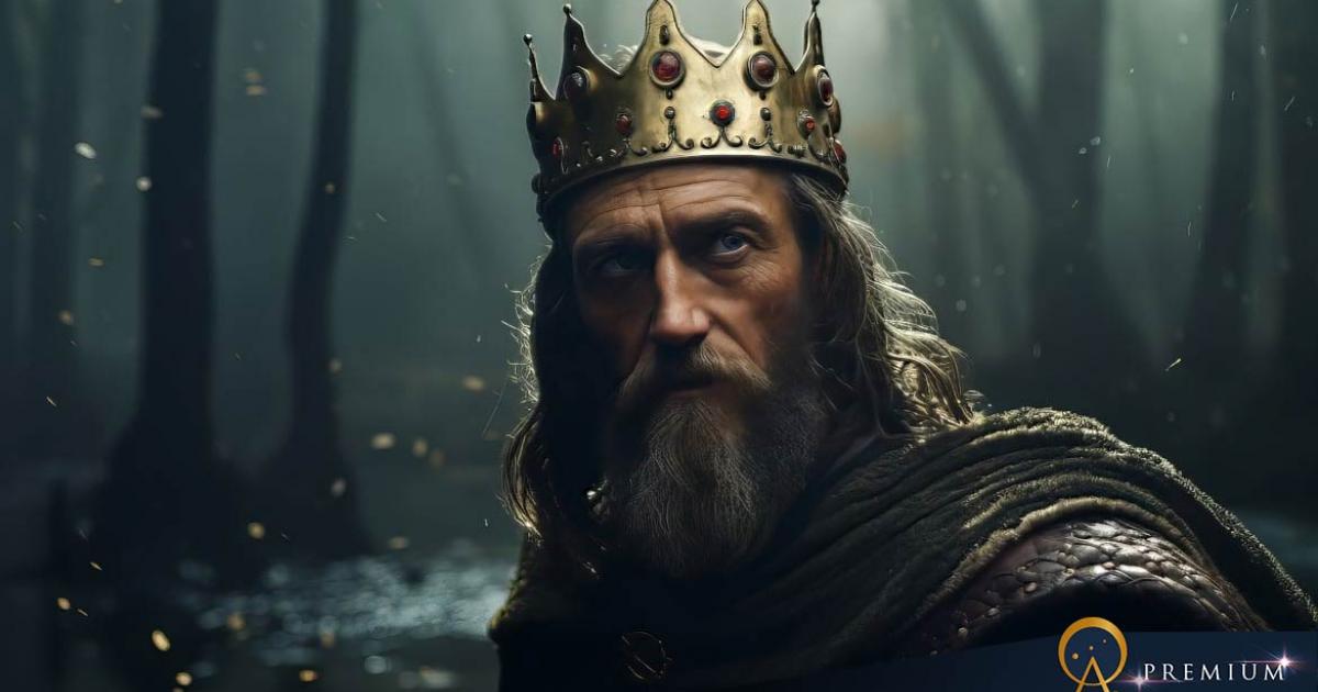 AI portrait of King Alfred the Great	