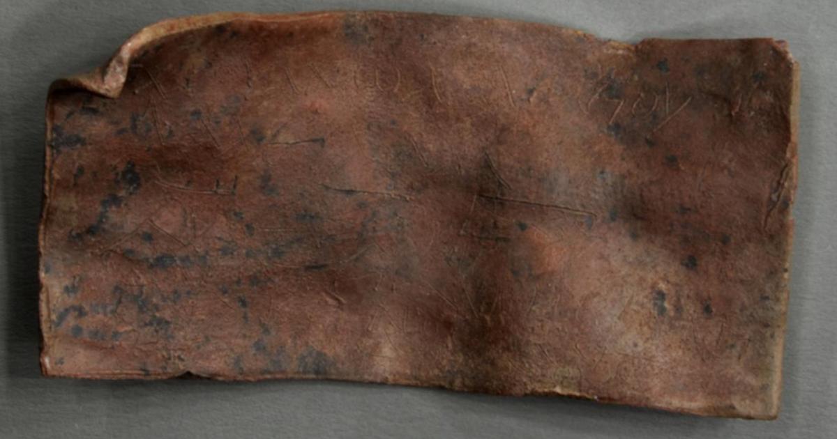 Ancient Roman curse tablet found in the Netherlands.