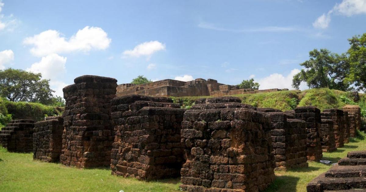 Workers found a tunnel 12 feet underground in Cuttack City near Barabati Fort (above) while digging sewerage pipes.