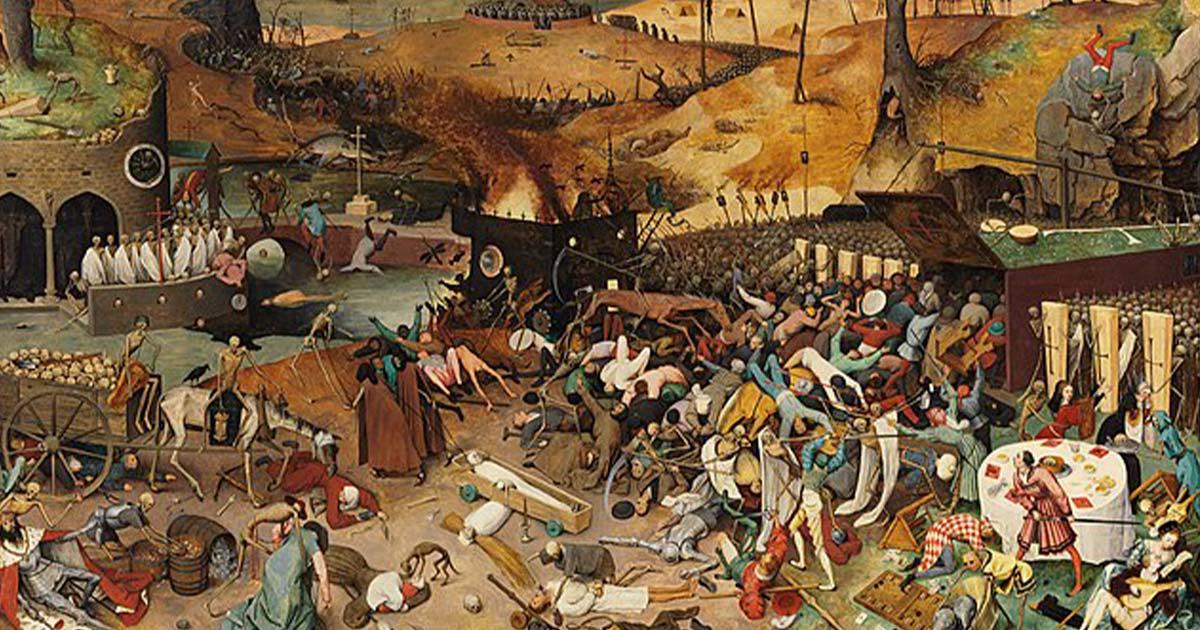 Pieter Bruegel the Elder’s painting: The Triumph of Death, depicting the results of a pandemic. Source: Public Domain