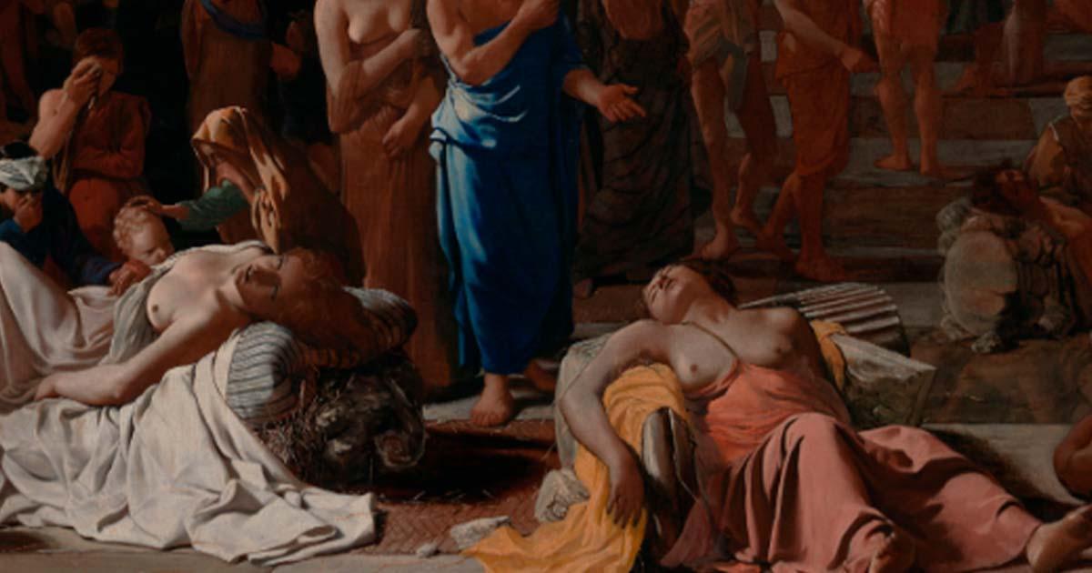 Plague in an Ancient City by Michiel Sweerts.  Source: Public Domain
