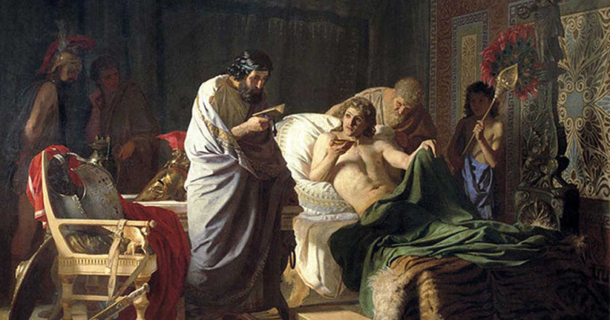 Alexander the Great and physician Philip of Acarnania.