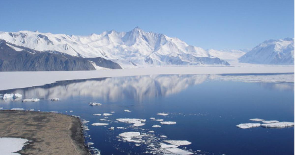 Mt. Herschel, Antarctica in the wintertime