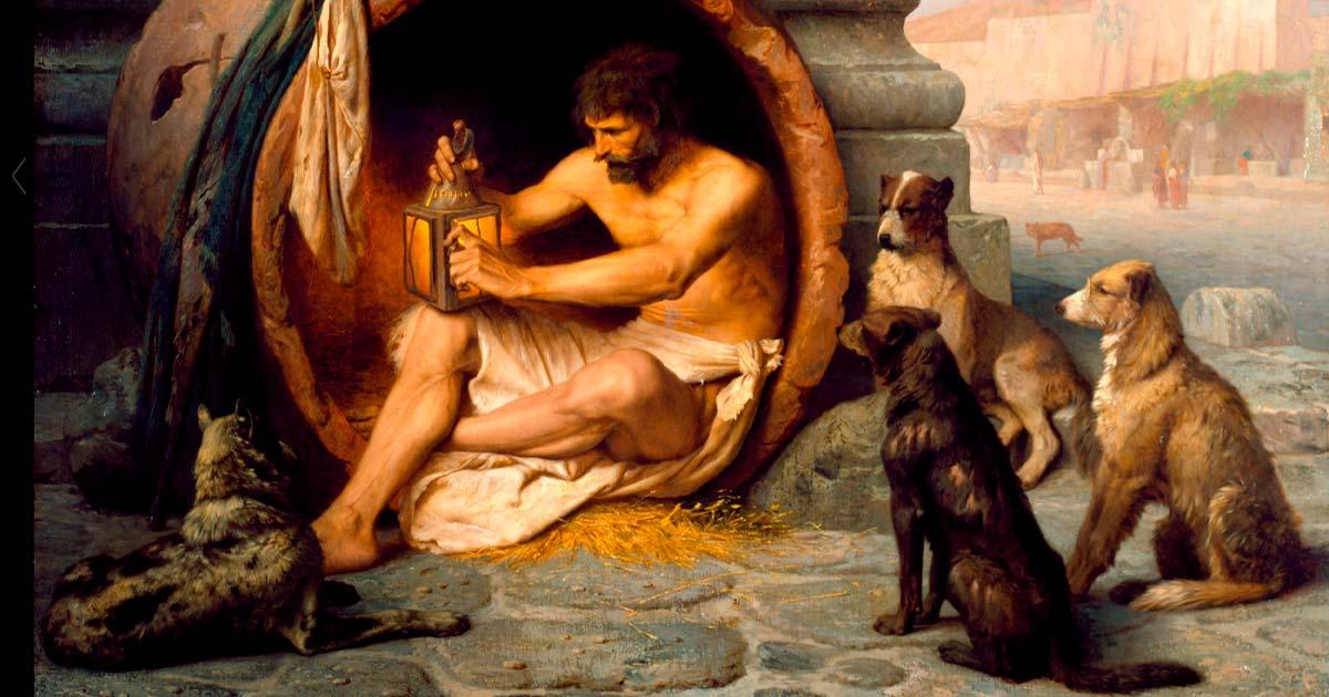 Jean-Leon Gerome’s Diogenes, 1860 (Gandalf’s Gallery / Flickr)