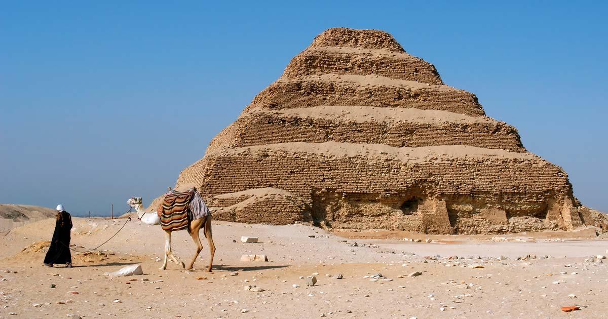 The Djoser step pyramid. Source: Pavle / Adobe Stock.