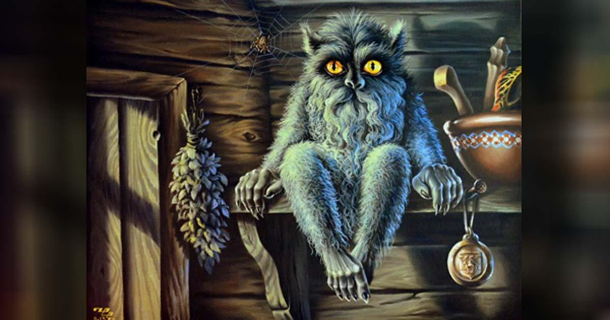 Illustration of a Domovoi