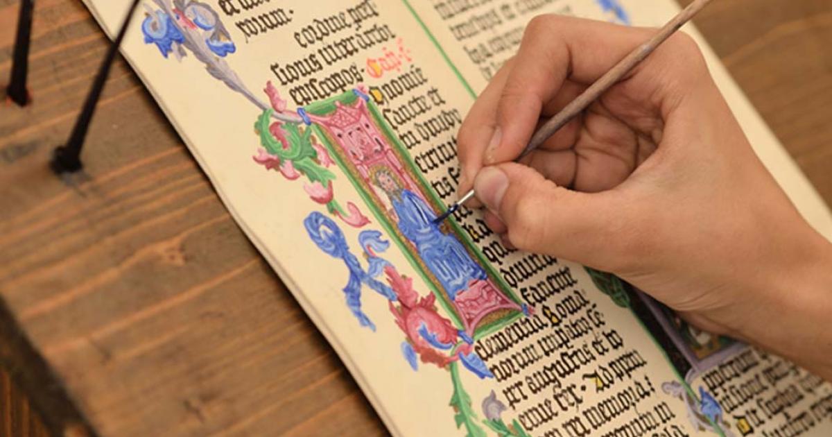 Drolleries were common in medieval manuscripts.