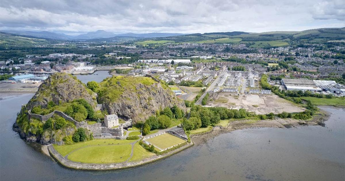 Dumbarton Castle, overlooking the River Clyde Source: Richard Johnson / Adobe Stock.