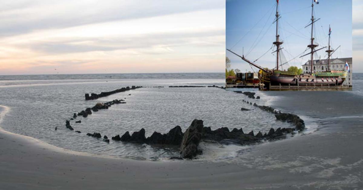 The Eerie Remains of an Ill-Fated Ship Still Preserves its Cargo Beneath the Mud