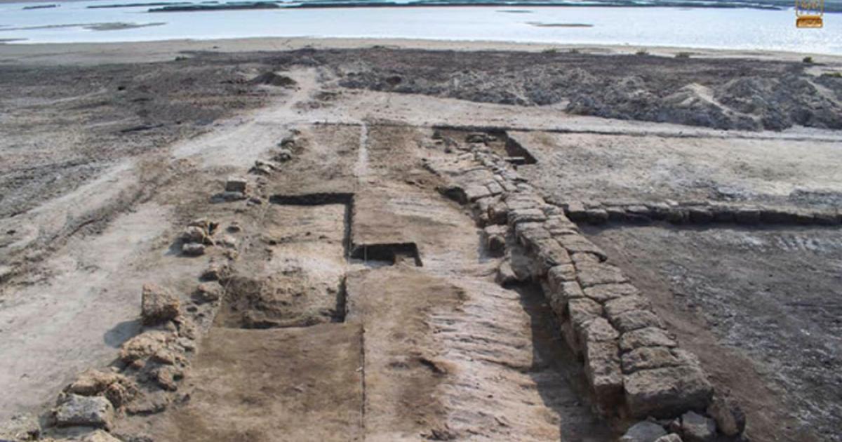 The ancient Egyptian shipyard at Tel Abu Saifi, Sinai, Egypt. 