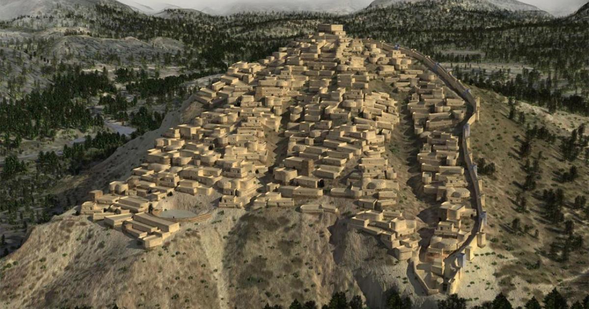 3D Reconstruction of the El Argar civilization’s La Bastida site.           Source: Dani Méndes, Revives / Eureka