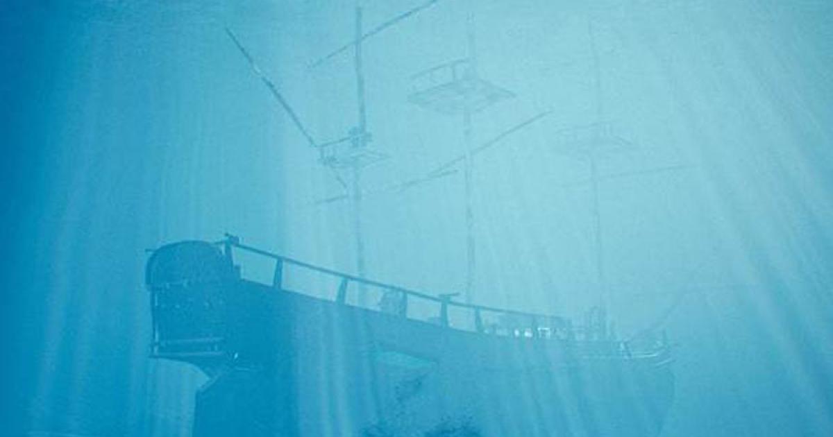 The Australian National Maritime Museum say the Endeavour shipwreck discovery, pictured here underwater in Newport Harbor, USA, is the real thing but Rhode Island maritime authorities say it’s too early to be sure.					Source: Australian National Maritime Museum