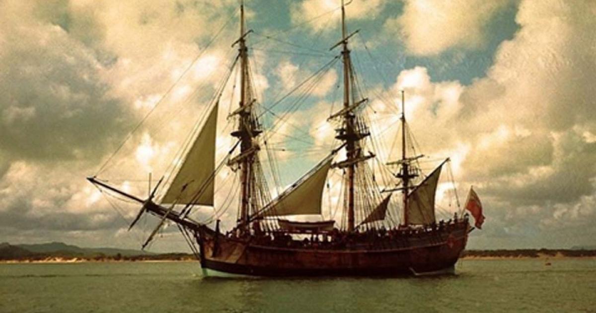 HM Bark Endeavour replica in Cooktown (John Hill/ CC BY-SA 3.0)