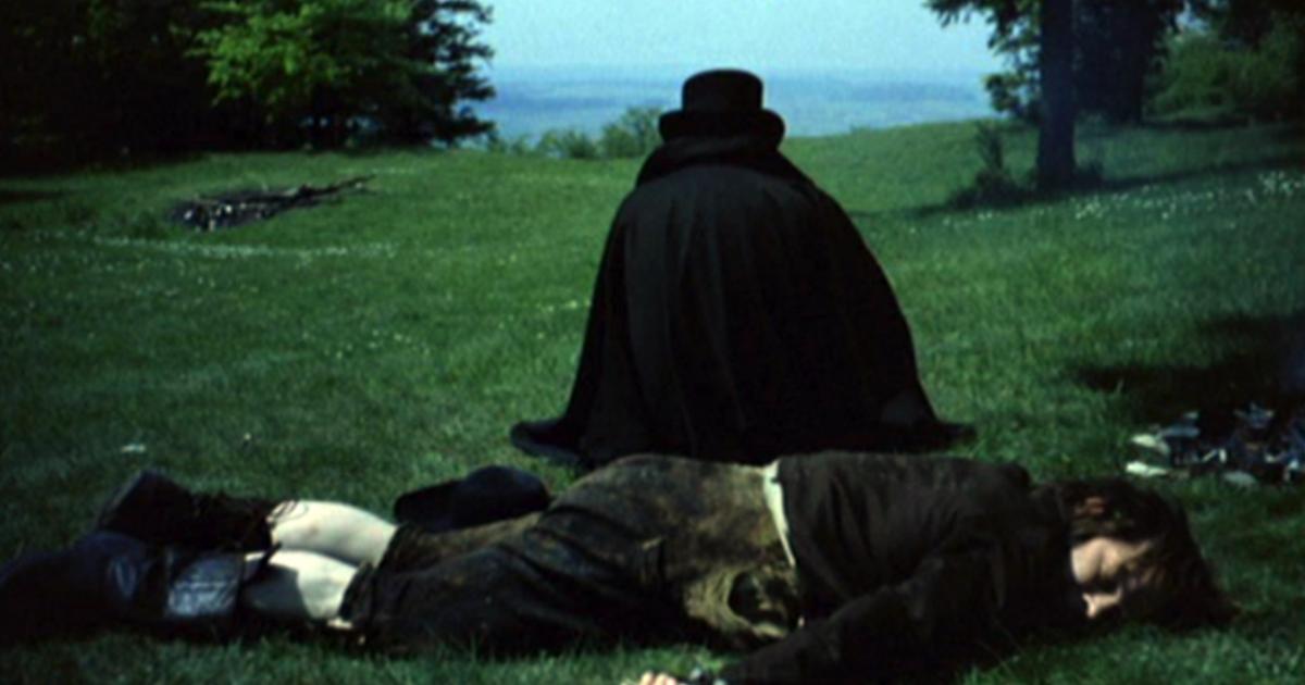 Screen shot from the film ‘Enigma of Kaspar Hauser’ (1974). 