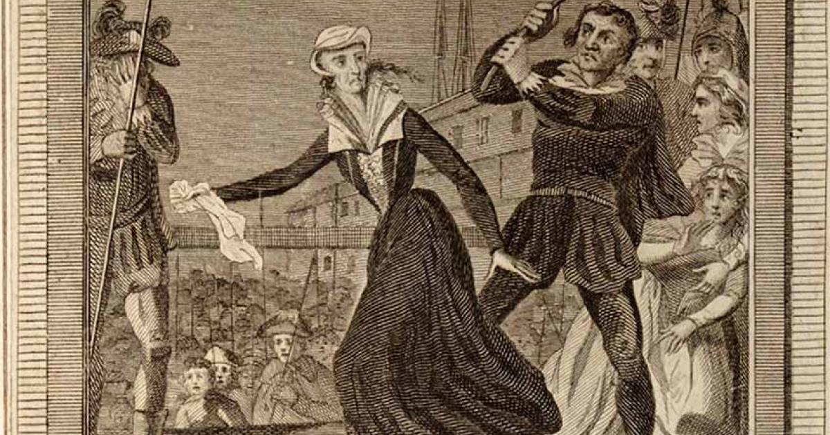 The execution of Margaret Pole. Source: Baxter’s History of England c 1789-90, published 1796.