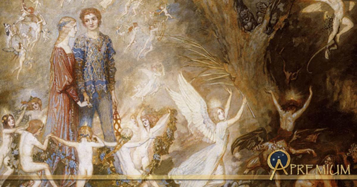 ‘Yorinda and Yoringel’ by John Duncan (1909) 