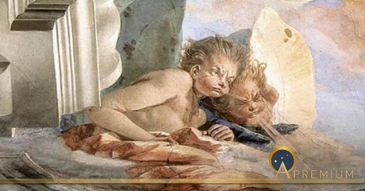 The Wind by Giovanni Battista Tiepolo (1746) Pallazo Labia (Public Domain)