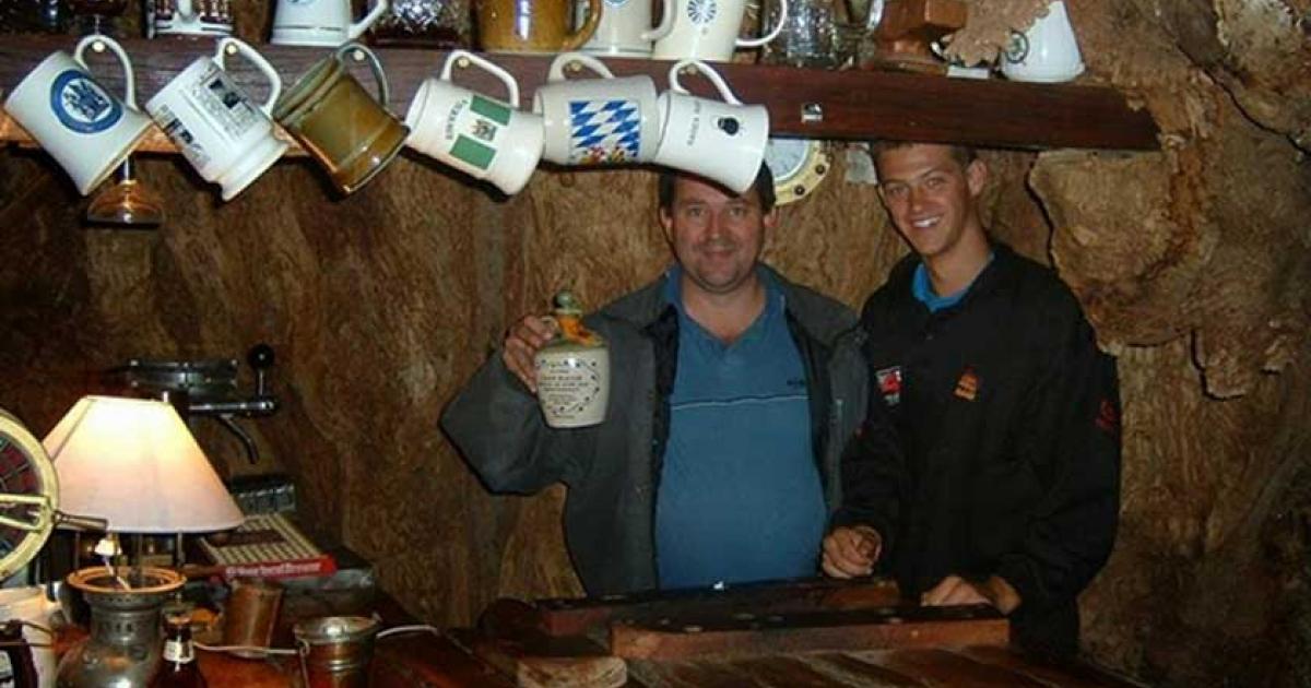 A photo inside the Sunland Big Baobab. 