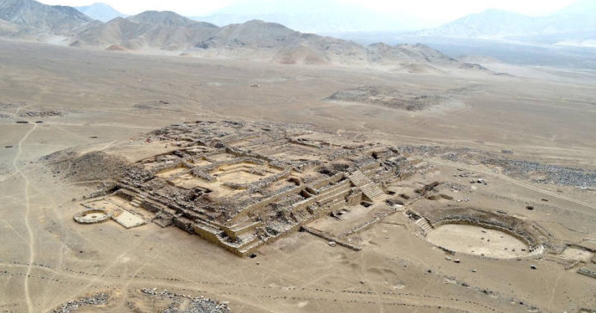 Aerial view of the newly discovered Fire Altar at Era de Pando.