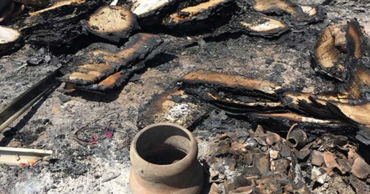 It is estimated 95% of the Ventarrón archaeological site in Peru has been destroyed by fire, including one of the oldest murals in the Americas. 