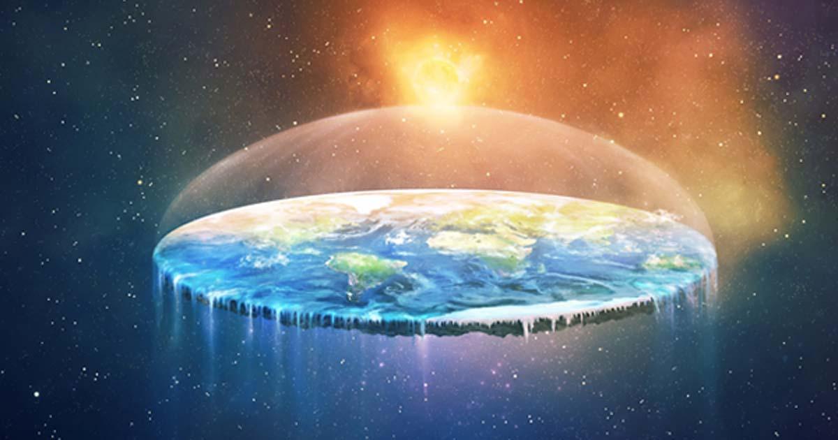  Flat Earth in space 