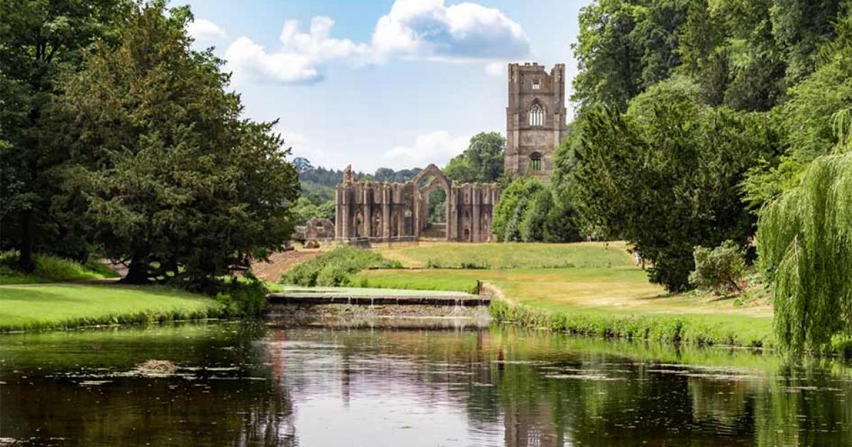 Fountains Abbey in northern Yorkshire. Source: Russell / Adobe Stock