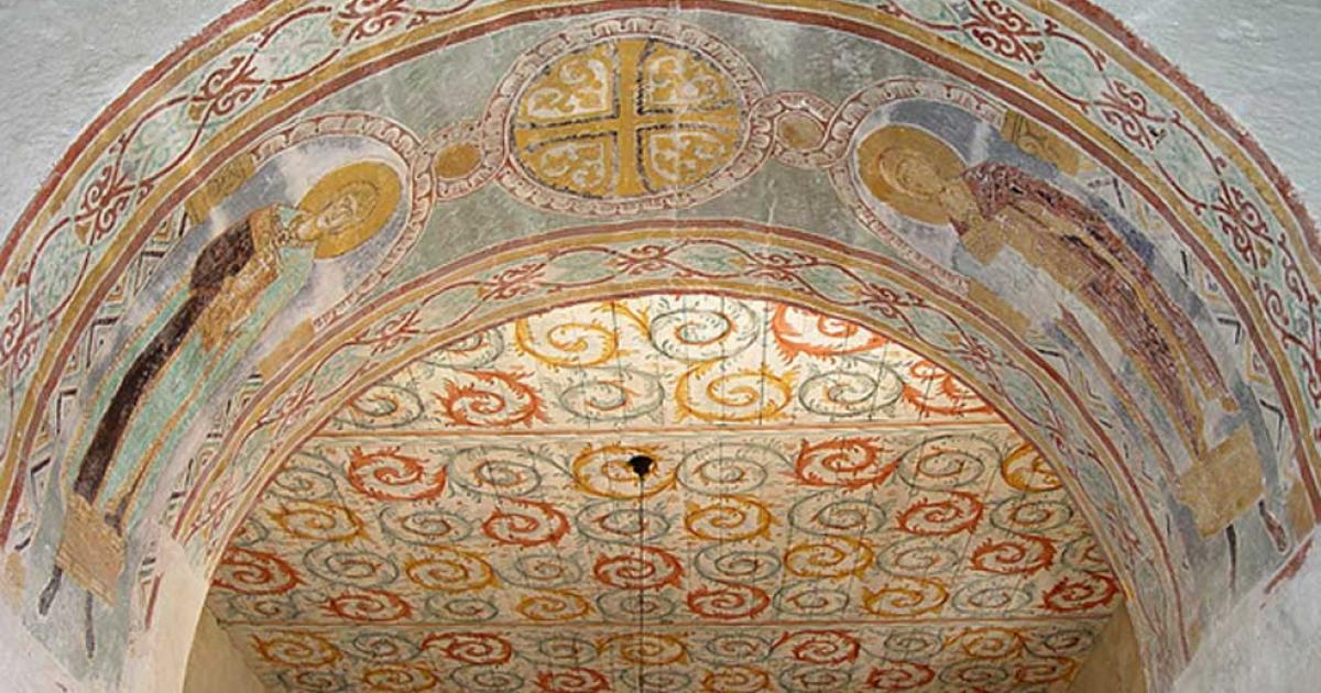 Gärde Church fresco 