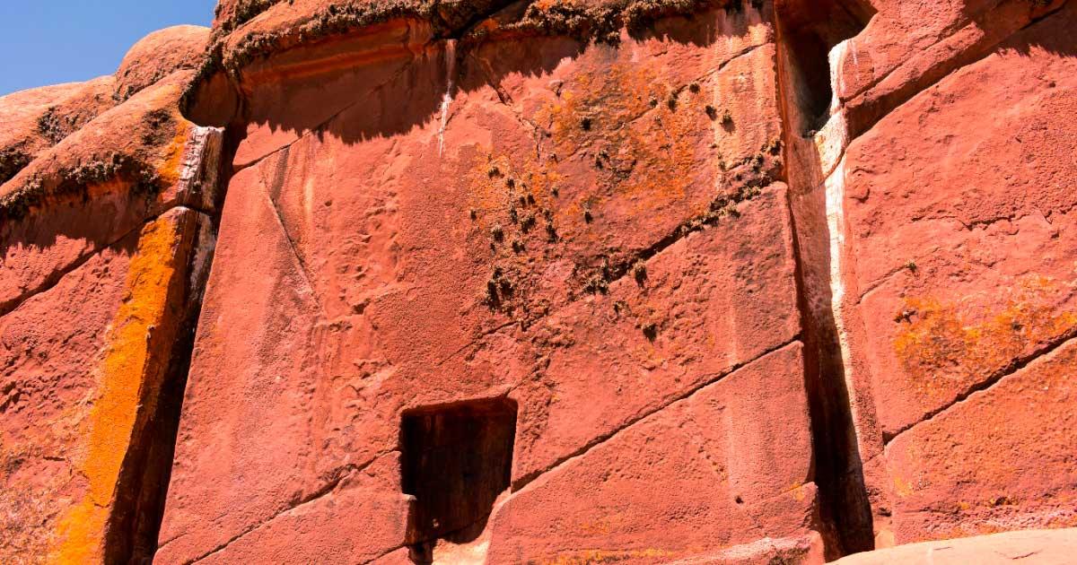The door of Hayu Marca located in Puno Peru. Source: DavidAlexander / Adobe Stock