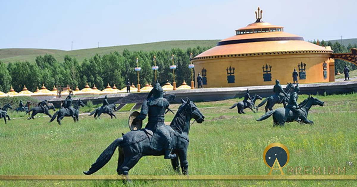 The former temporary palace of Genghis Khan in Fengning County, Hebei, China.