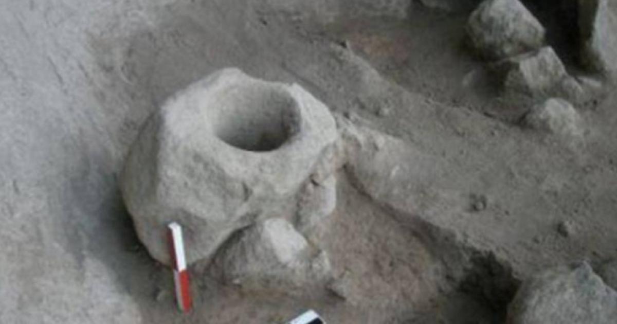 Giant mortars in Israel used in ancient funerary rites
