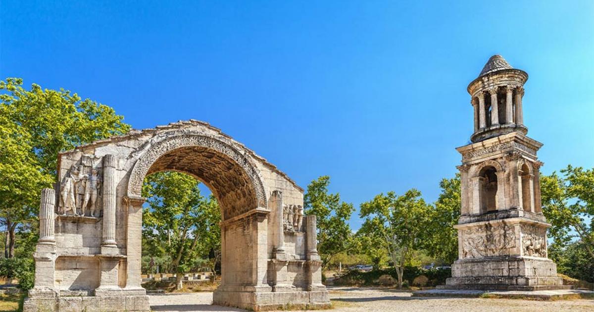 Glanum, An Ancient Roman Town in France Renowned for Its Healing Spring