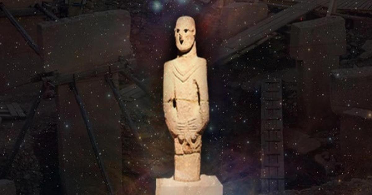 Statue from Gobeklitepe at Urfa Museum, Orion Nebula and Gobekli Tepe 