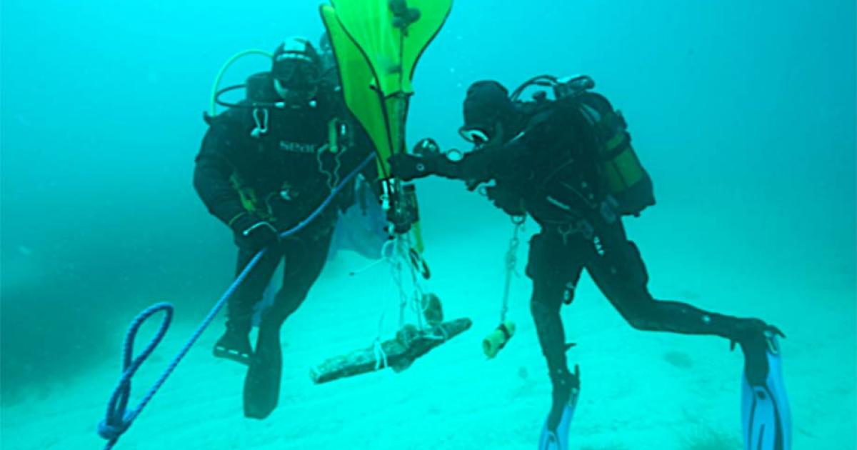2300-year-old Anchor Devoted to Goddess of Love Hauled Up