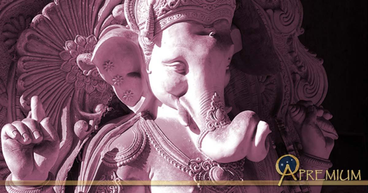 Elephant-headed goddess Vinayaki is often mistaken for a female Ganesha. Statue of Ganesha 